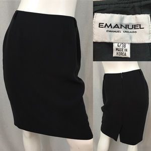 Size 4/38 Emanuel Engaro Knee Length Pencil Skirt